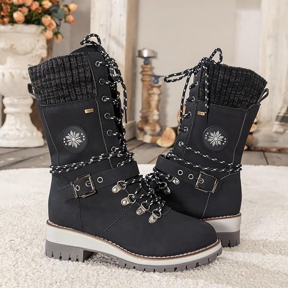 💎 Dheva-C Women's Cowboy / Winter Boots | Wide | Mid-calf | Pre-owned | Size 38